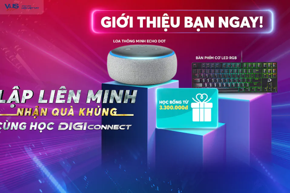 Giới thiệu bạn mới cùng học DIGIconnect ngay để nhận quà hot