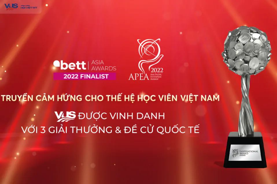 VUS được vinh danh với 3 giải thưởng và đề cử quốc tế