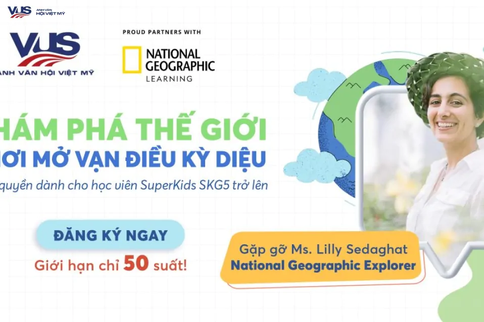 Học viên VUS gặp gỡ chuyên gia quốc tế về Góp xanh Trái Đất