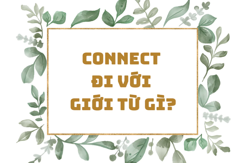 Connect đi với giới từ gì? To hay with? Cách dùng và bài tập