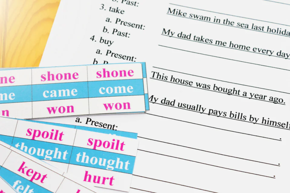 Thực hành với bài tập động từ bất quy tắc từ cơ bản đến nâng cao