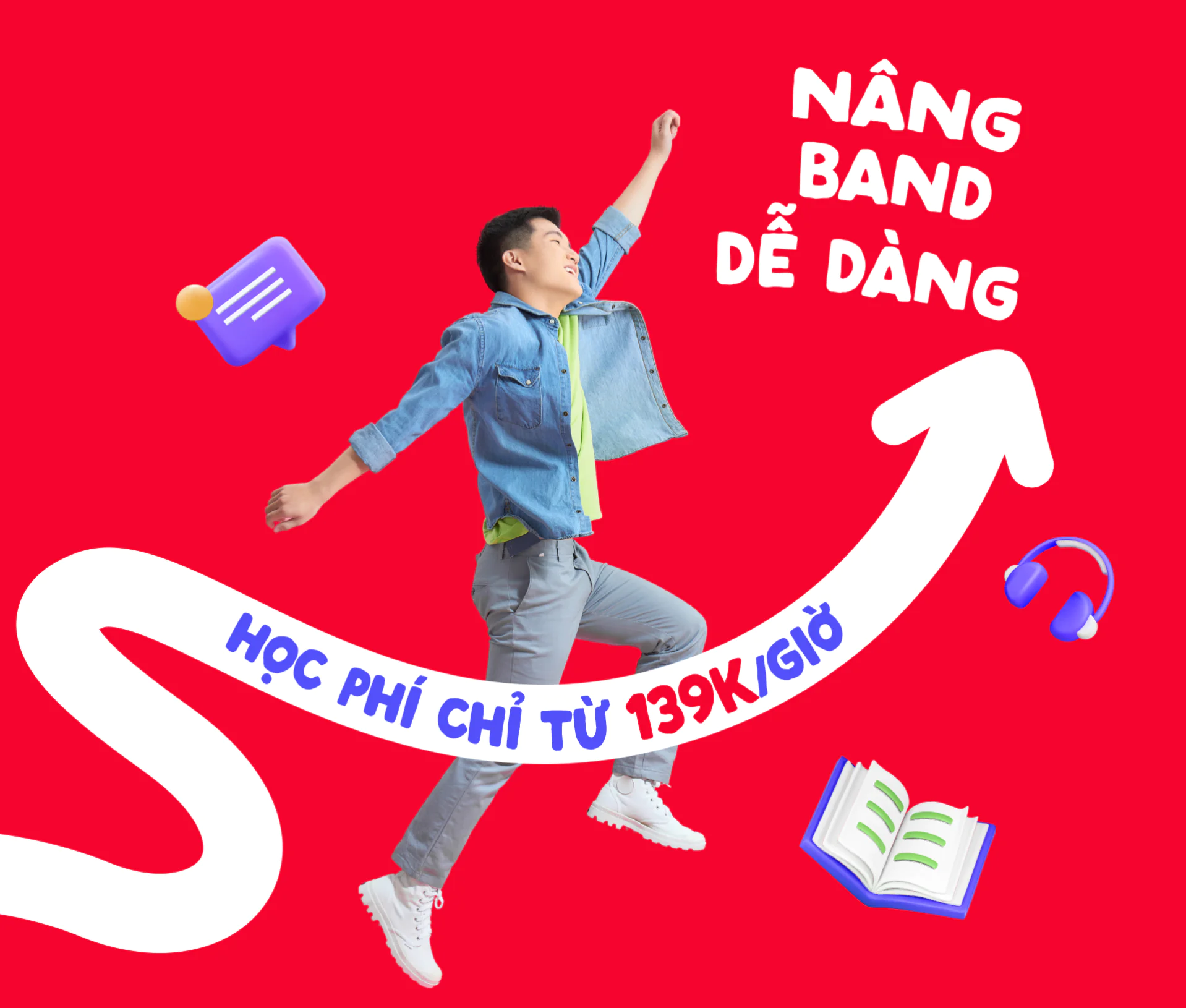 Chỉ từ 139K/Giờ - IELTS - ielts.vus.edu.vn