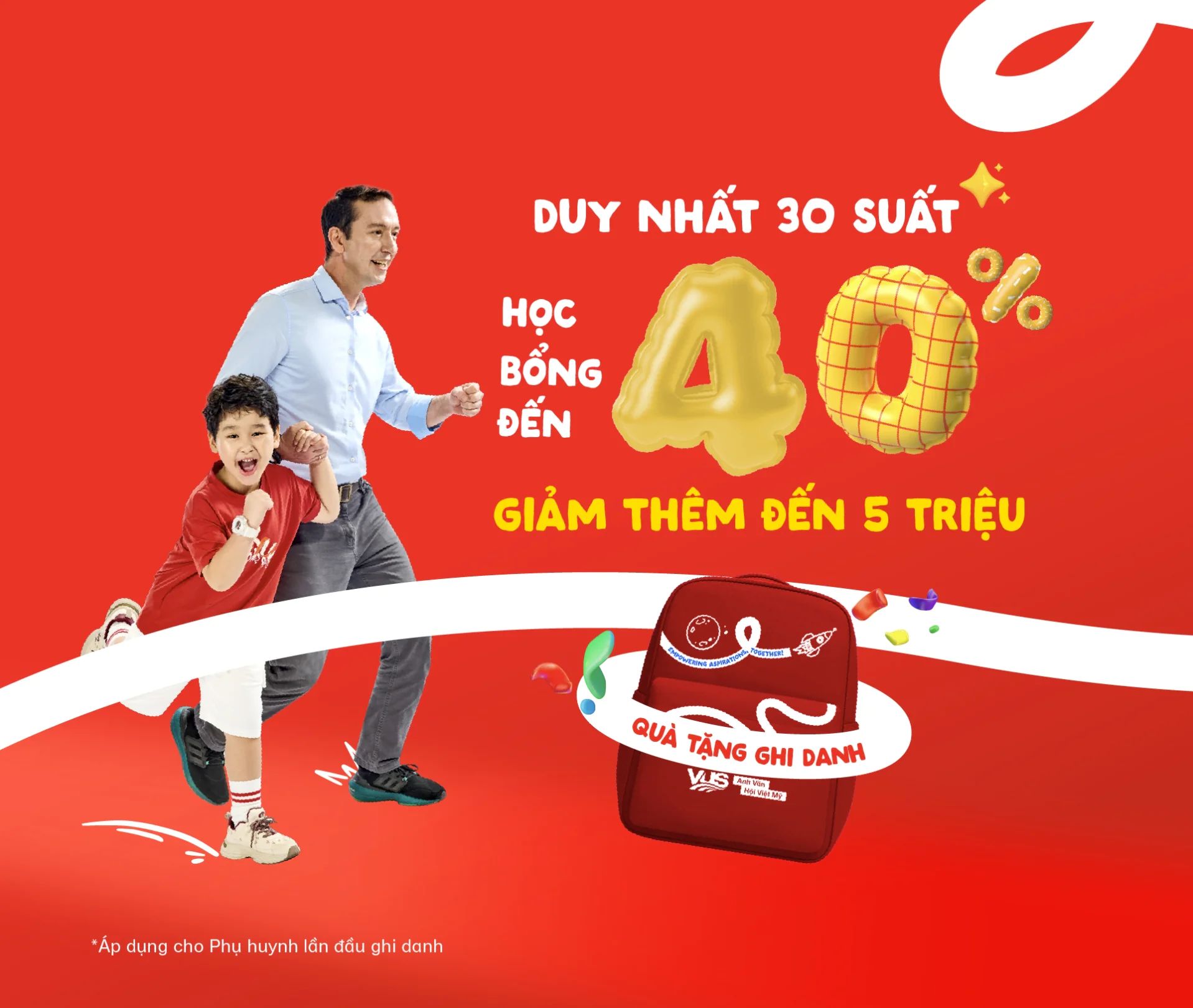 Học bổng lên đến 40% - SK - superkids.vus.edu.vn - tieuhoc.vus.edu.vn