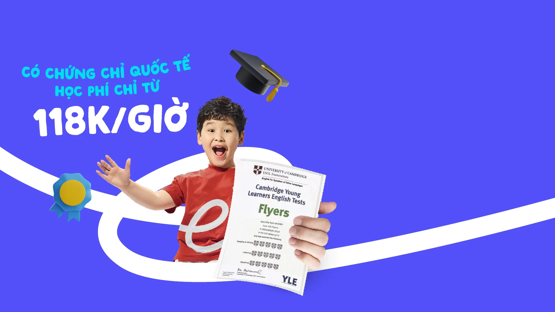 Chỉ từ 123K/giờ - SK - english.vus.edu.vn