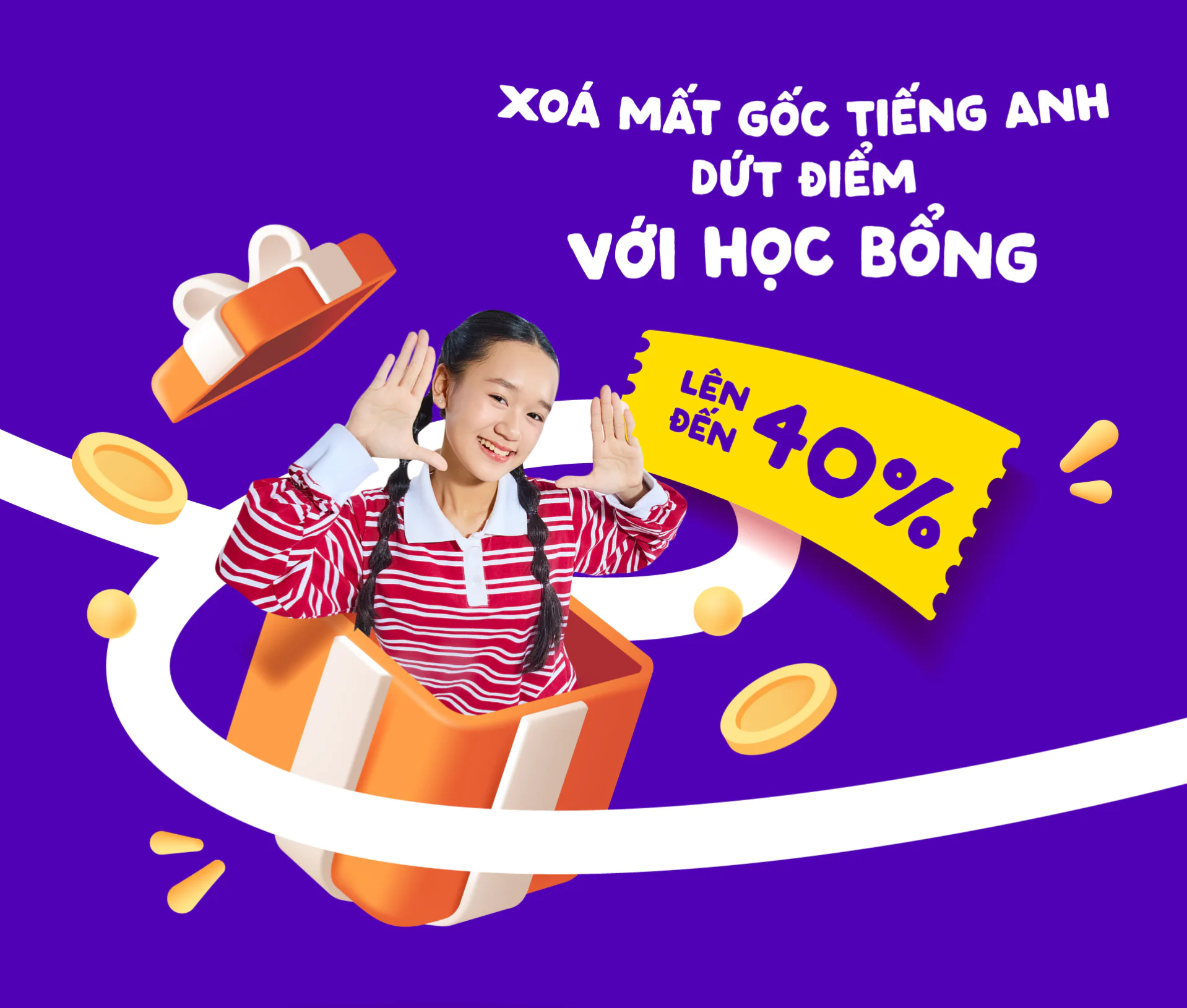 Học bổng lên đến 40% - EH - english.vus.edu.vn